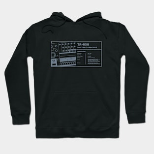 808 Drum Machine for Electronic Musician Hoodie